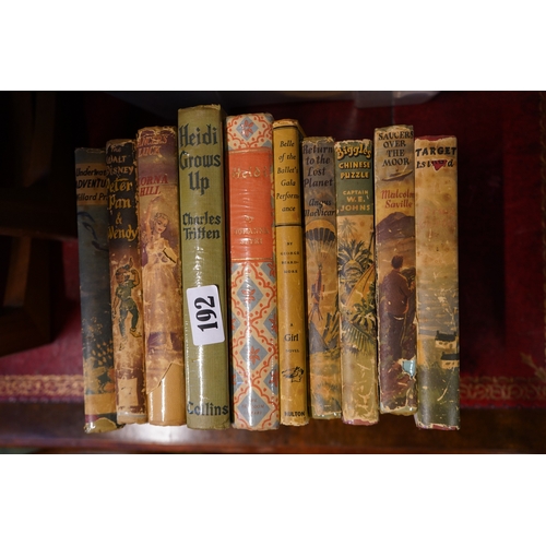 Collection of Biggles and other books