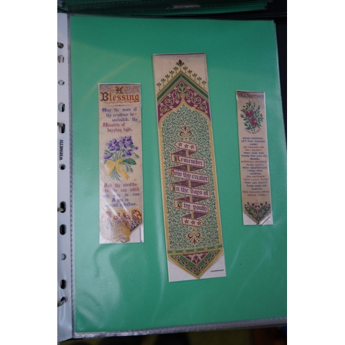 Good Collection of Rare and Interesting Silk Stevengraph Bookmarks to ...