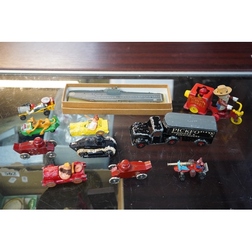 Collection of Vintage Die Cast Vehicles to include Timpo Toys Pickford ...
