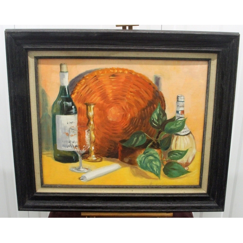 40 - Betty Casey Still Life Oil on Board 1986. Framed. Measures 65cm by 56cm.