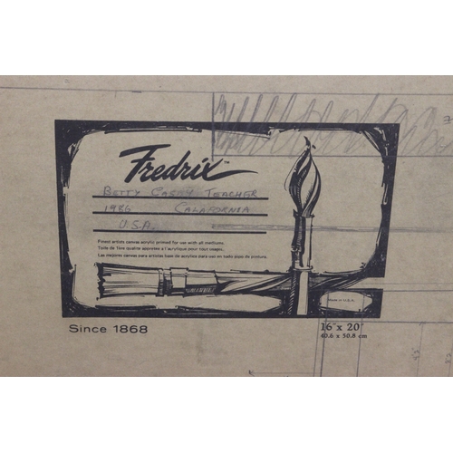 40 - Betty Casey Still Life Oil on Board 1986. Framed. Measures 65cm by 56cm.