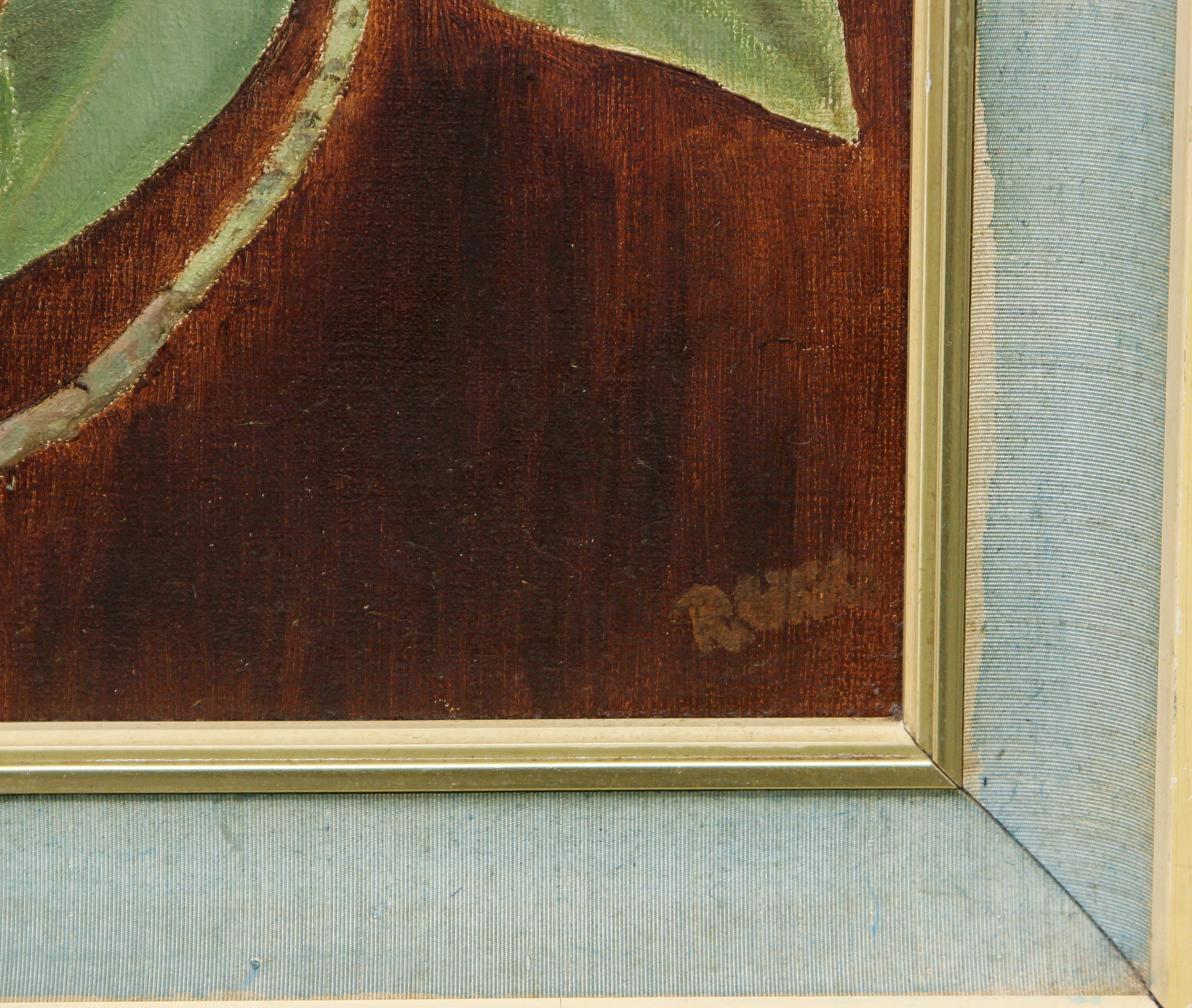 Rust, Oil on Board of Rhododendrons or Azaleas. Signed bottom right ...