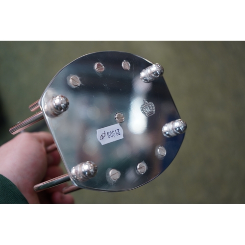 26 - 20thC Silverplated Christopher Dresser design Toast rack