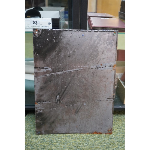 51 - Players Navy Cut Cigarettes Enamel sign 41cm in Height