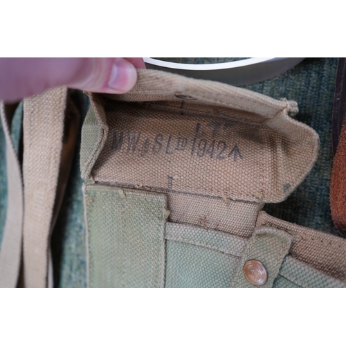 259 - Collection of WW2 Webbing Equipment