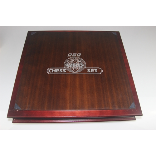151 - Doctor Who Chess Set by Danbury Mint Collectors Edition. 38 pewter chess pieces including the first ... 