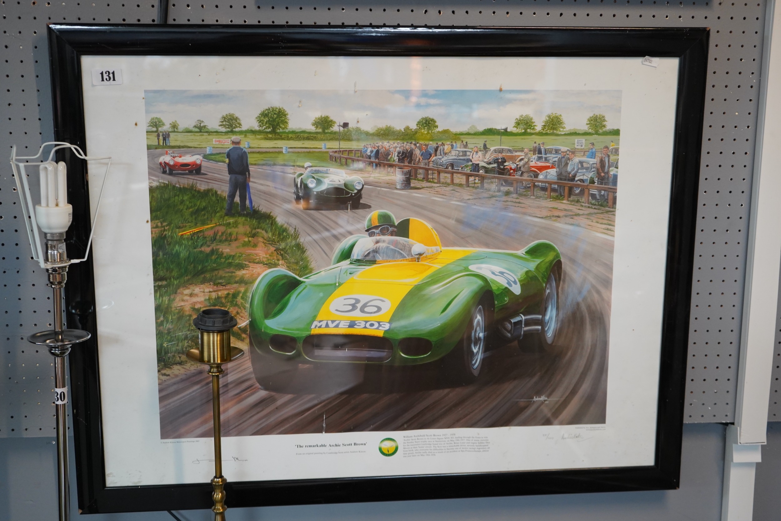 The remarkable Archie Scott Brown by Andrew Kitson signed in Pencil ...
