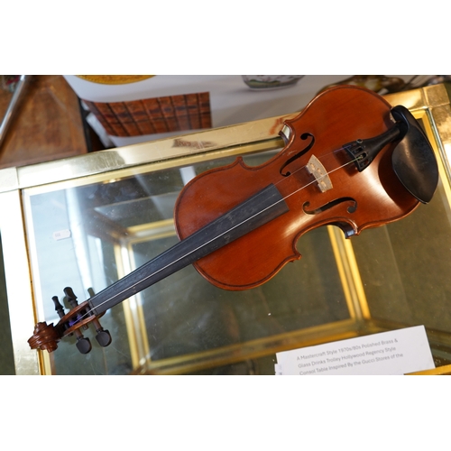 Jay Haide 2 Piece Violin with paper label Ifshin Violins Berkeley