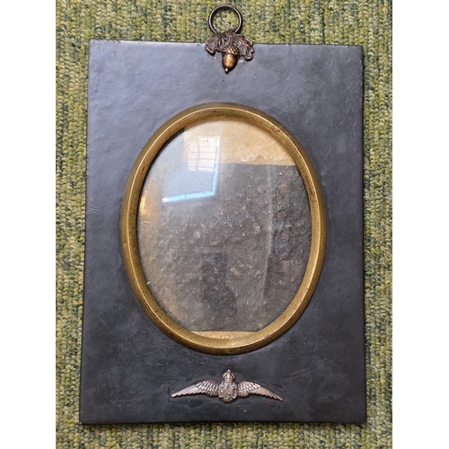 36 - WW1 Imperial German framed Fokker Fabric. Rare framed aircraft fabric taken from a German WW1 Fokker... 