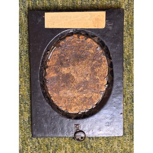 36 - WW1 Imperial German framed Fokker Fabric. Rare framed aircraft fabric taken from a German WW1 Fokker... 