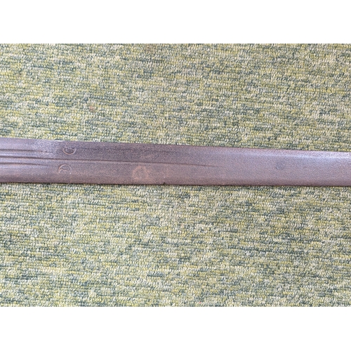 44 - Sudanese Sword recovered from the Battlefield at Omdurman 2nd September 1898. 103cm in Length