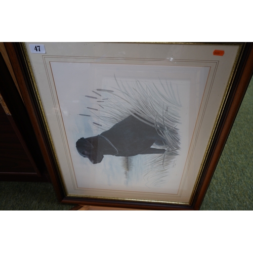 47 - G W Birks 'The snobby kids did it' limited edition print and 4 other prints