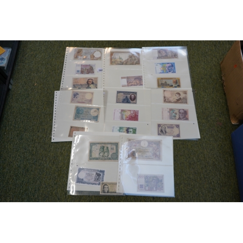 144 - Collection of assorted French Bank Notes to include 100 Cents ...