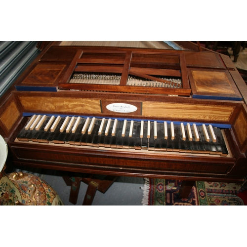 55 - An 18th century style James Mogford of Salisbury, single manual harpsichord based on a model after J... 