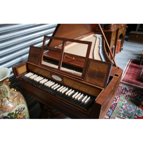 55 - An 18th century style James Mogford of Salisbury, single manual harpsichord based on a model after J... 