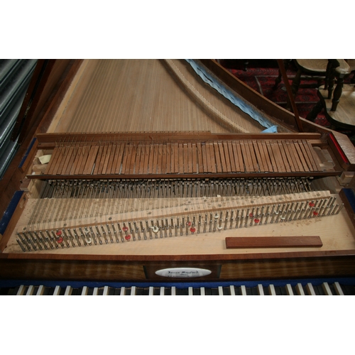 55 - An 18th century style James Mogford of Salisbury, single manual harpsichord based on a model after J... 