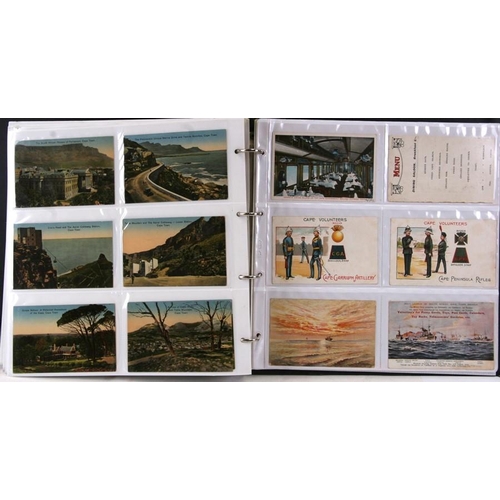 70 - A collection of approximately 2000 South African postcards in four albums, dating from the 1890's to... 