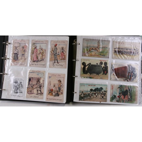 70 - A collection of approximately 2000 South African postcards in four albums, dating from the 1890's to... 