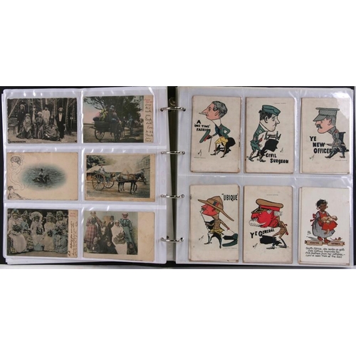 70 - A collection of approximately 2000 South African postcards in four albums, dating from the 1890's to... 