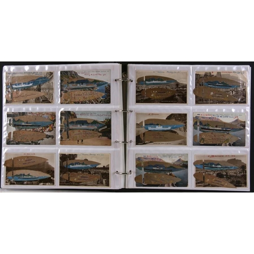 70 - A collection of approximately 2000 South African postcards in four albums, dating from the 1890's to... 