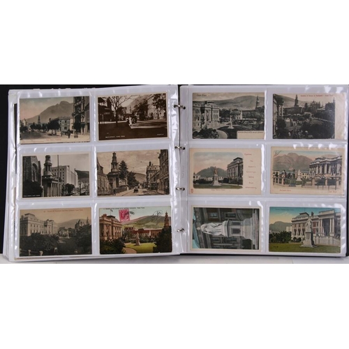 70 - A collection of approximately 2000 South African postcards in four albums, dating from the 1890's to... 