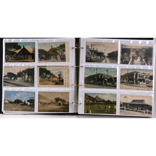 70 - A collection of approximately 2000 South African postcards in four albums, dating from the 1890's to... 