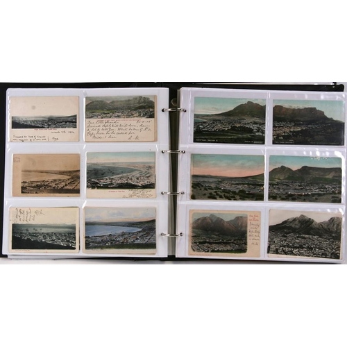 70 - A collection of approximately 2000 South African postcards in four albums, dating from the 1890's to... 