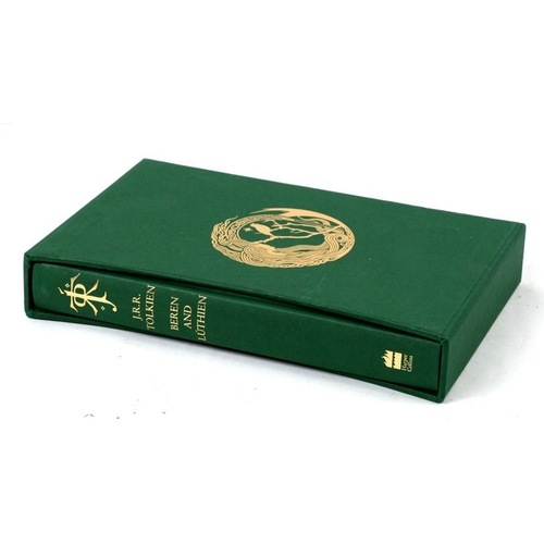 71 - J R R Tolkein - Beren and Luthien - deluxe edition in slip case.