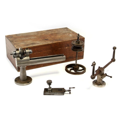 86 - A George Adams 1.5ins watchmaker's lathe.