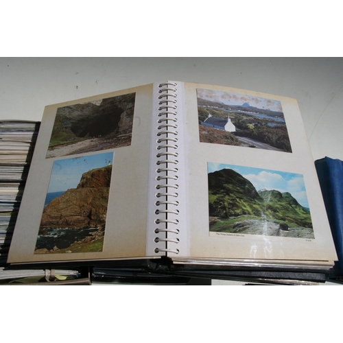 66 - A large quantity of postcards and albums.