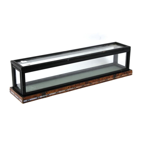 1042 - Taxidermy. A table top glazed display case. 55cm ( 21.5 ins) wide