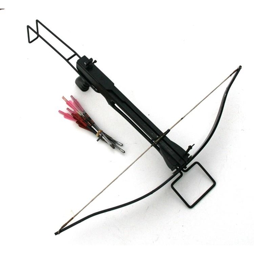 1051 - An aluminium crossbow and bolts.