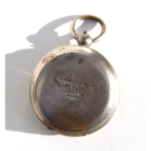 320 - A WW1 Terrasse pocket watch officers Compass. Marked on the case: TERRASSE.W.Co. VI. 63091. 1918. wi... 