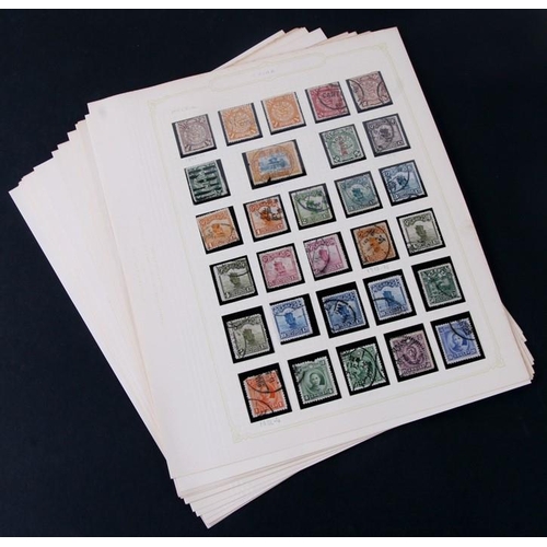 69 - A collection of China definitive stamps on 18 pages, from 1898 to the 1970's.