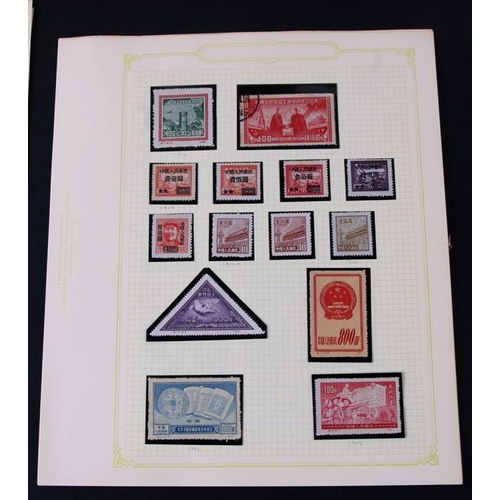 69 - A collection of China definitive stamps on 18 pages, from 1898 to the 1970's.