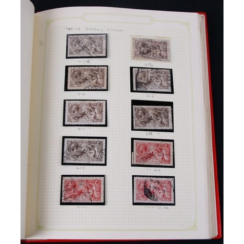 70 - A Great Britain definitive collection of stamps from 1840 - 1951 including six Penny Blacks and over... 