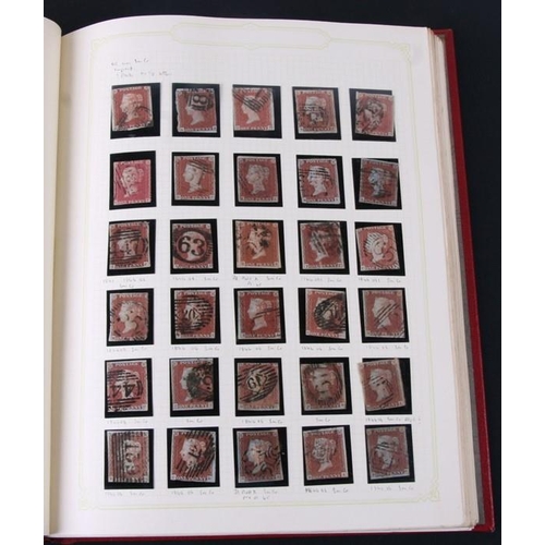 70 - A Great Britain definitive collection of stamps from 1840 - 1951 including six Penny Blacks and over... 