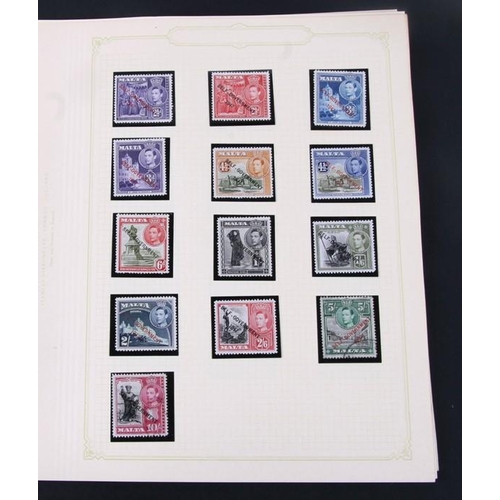 78 - A Malta stamp collection from 1863 - 2003, loose mounted on Simplex pages.