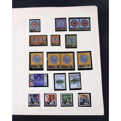 78 - A Malta stamp collection from 1863 - 2003, loose mounted on Simplex pages.