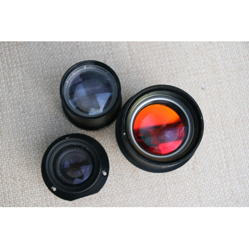 897 - A quantity of camera lenses to include Fijinon-TV-Z 1;18/18-100 lens and other similar lenses.