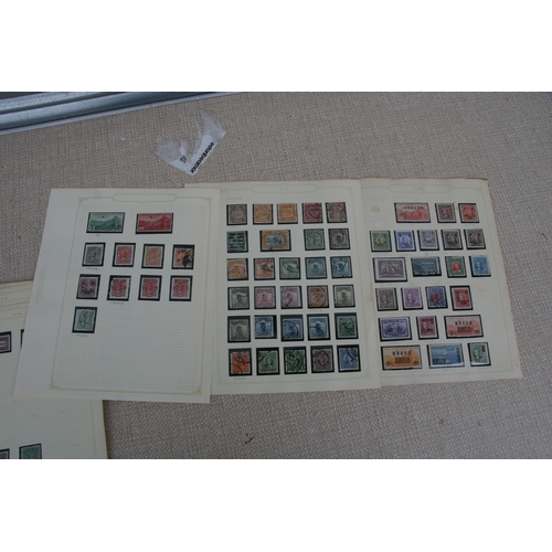 69 - A collection of China definitive stamps on 18 pages, from 1898 to the 1970's.