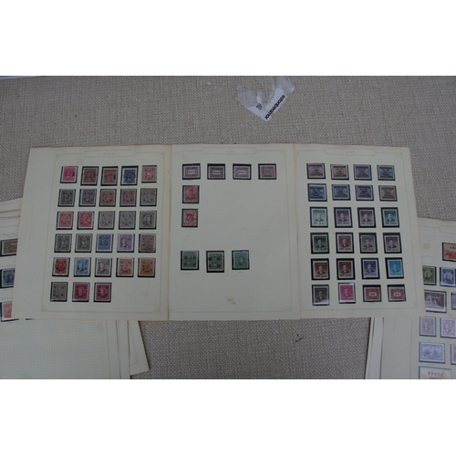 69 - A collection of China definitive stamps on 18 pages, from 1898 to the 1970's.