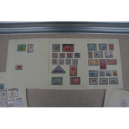 69 - A collection of China definitive stamps on 18 pages, from 1898 to the 1970's.