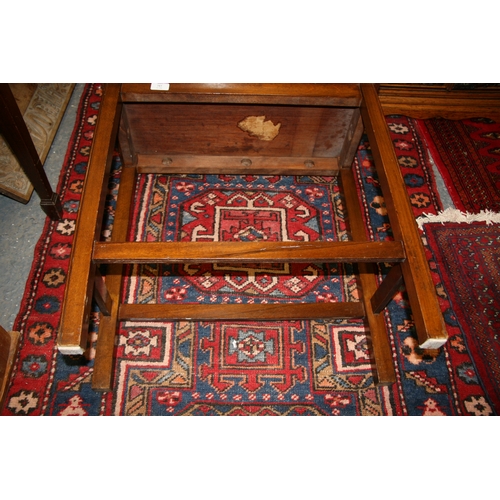 787 - A burr walnut occasional table with pierced brass three quarter gallery, on square legs, 61cms (24in... 