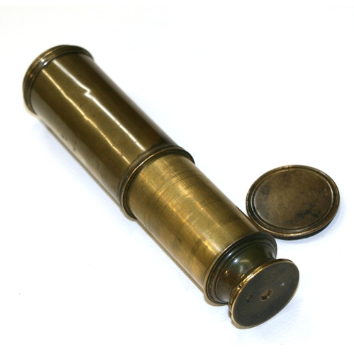 899 - A leather cased Dallmeyer optical lens; a CJG Ltd military issue level; a brass Dolland telescope, a... 