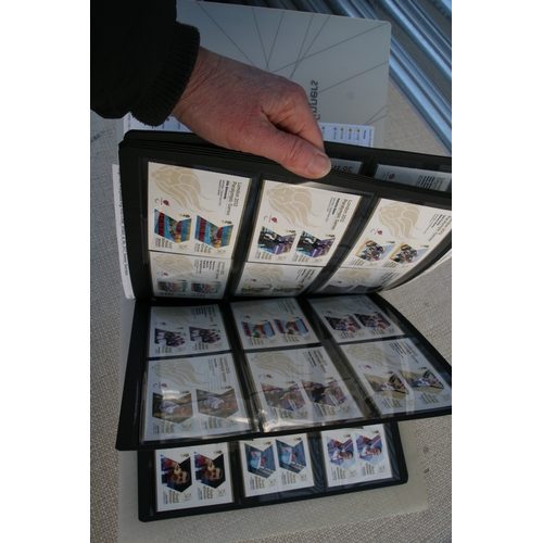 61 - A collection of commemorative First Class stamps for the 2012 London Olympics, in a presentation alb... 