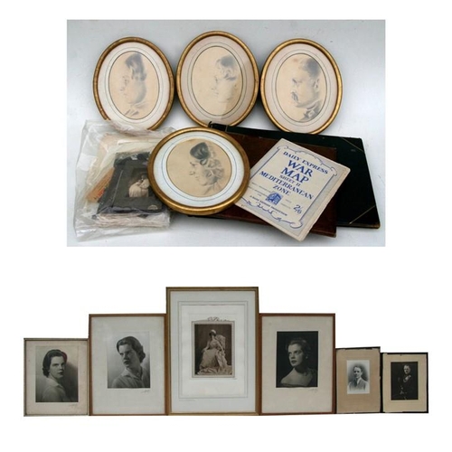 119 - A quantity of ephemera relating to the Leech and Bennett families to include early 20th century phot... 