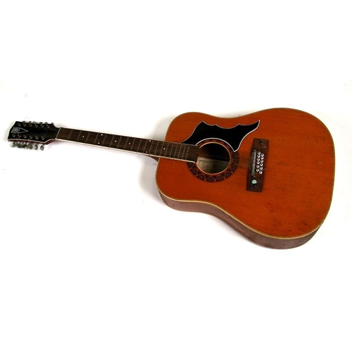 159 - An E-Ros Nevada, model 612, 12-string acoustic guitar.