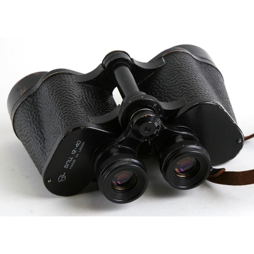 163 - A pair of Russian BNU 12x40 binoculars.