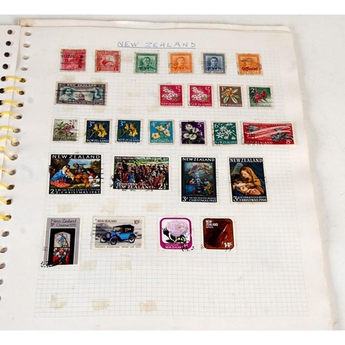 98 - A stamp album containing Great Britain and Commonwealth stamps.